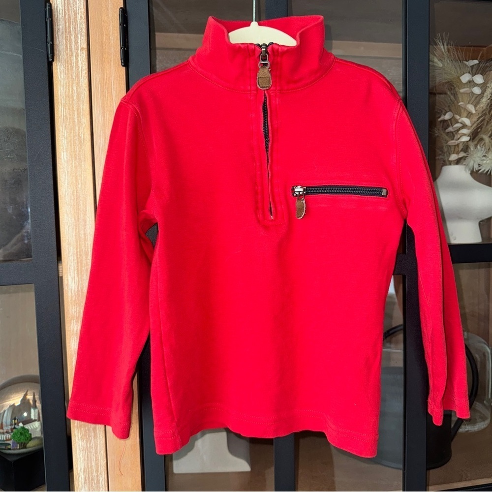 Bella Bliss 1/4 zip pullover half zipper sweater pima cotton toddler boys